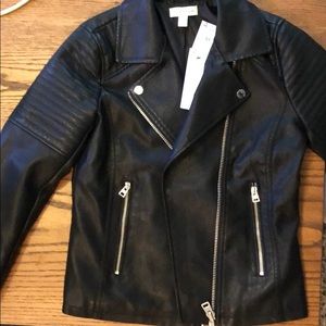 Top shop leather moto jacket